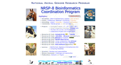 Desktop Screenshot of animalgenome.org