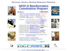Tablet Screenshot of animalgenome.org